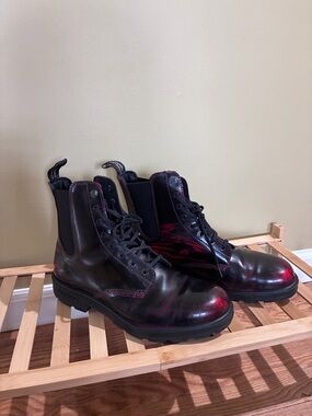 Blundstone Original Lace-Up Gore Boot Bordeaux Brush Women C110